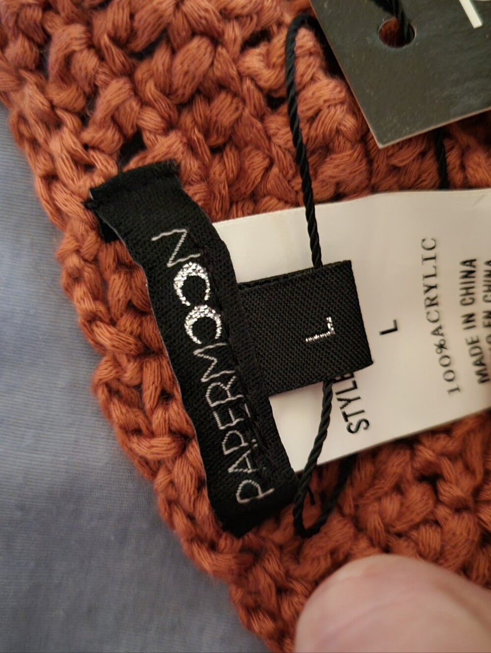 Rust Coloured Butterfly Style Top - Picture 2 of 3